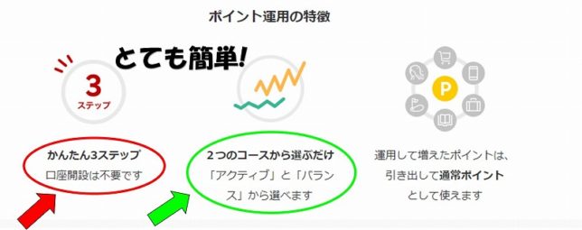 楽天ポイント運用の説明