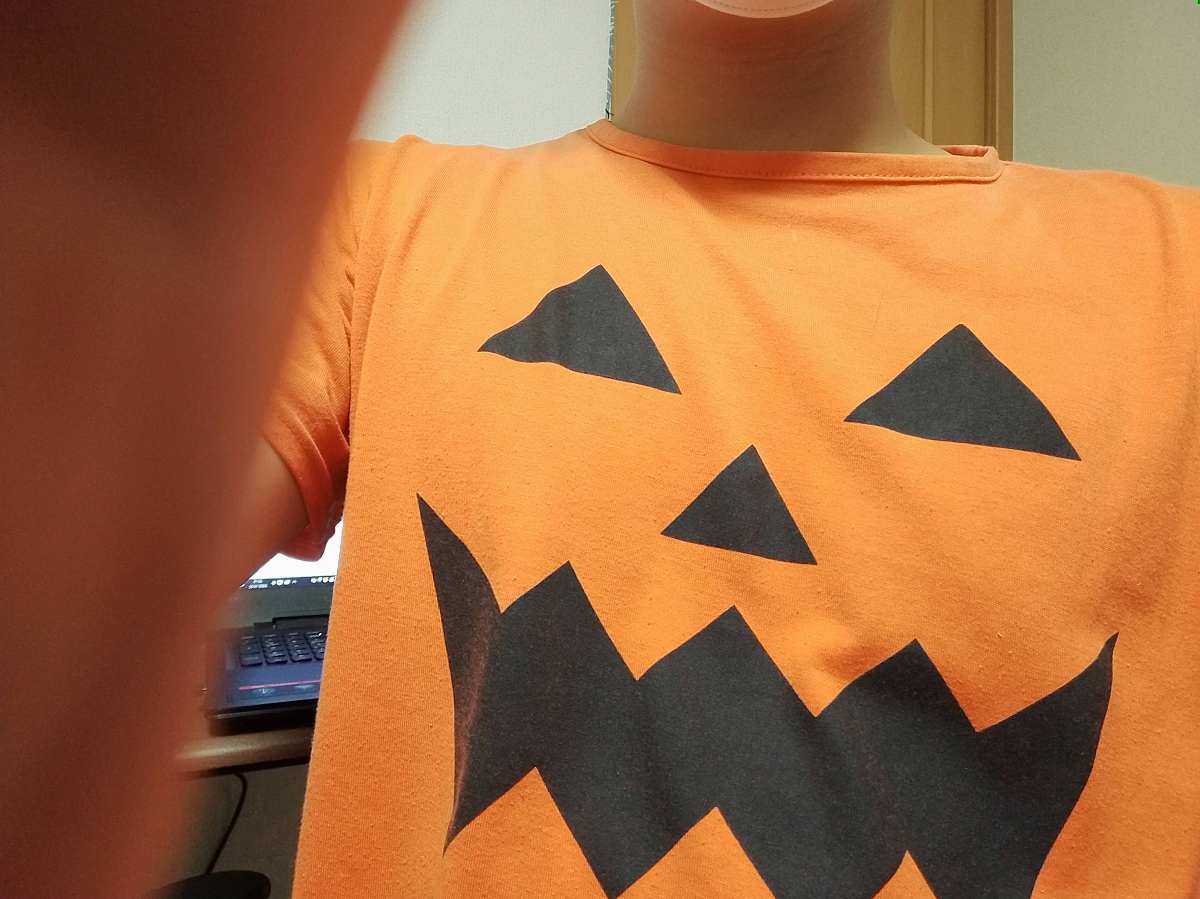 ハロウィンのTシャツ