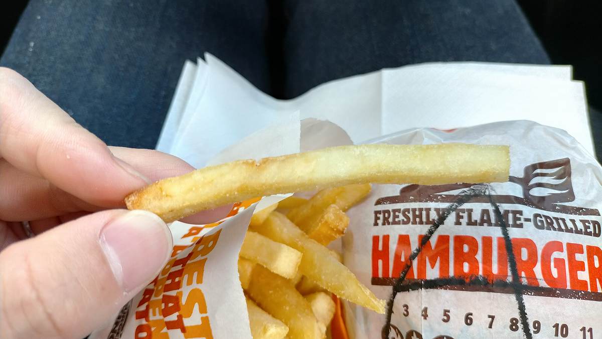 バーガーキングのポテト